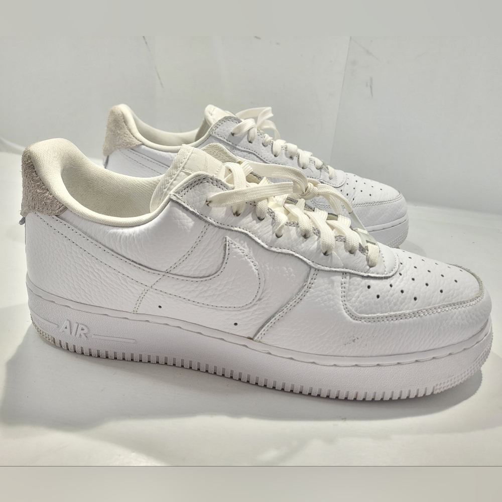 NIKE AIR FORCE 1 '07 CRAFT WHITE VAST GREY MEN'S SHOE SIZE 12 CN2873-101 - Picture 11 of 16
